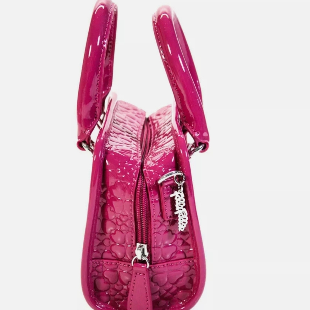 NEW Folli Follie Crossbody Heart❤Textured Bag - Picture 9 of 13